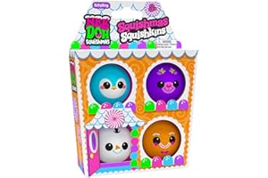 Schylling NeeDoh The Groovy Glob Squishmas Squishkins Stress Ball 4-Pack