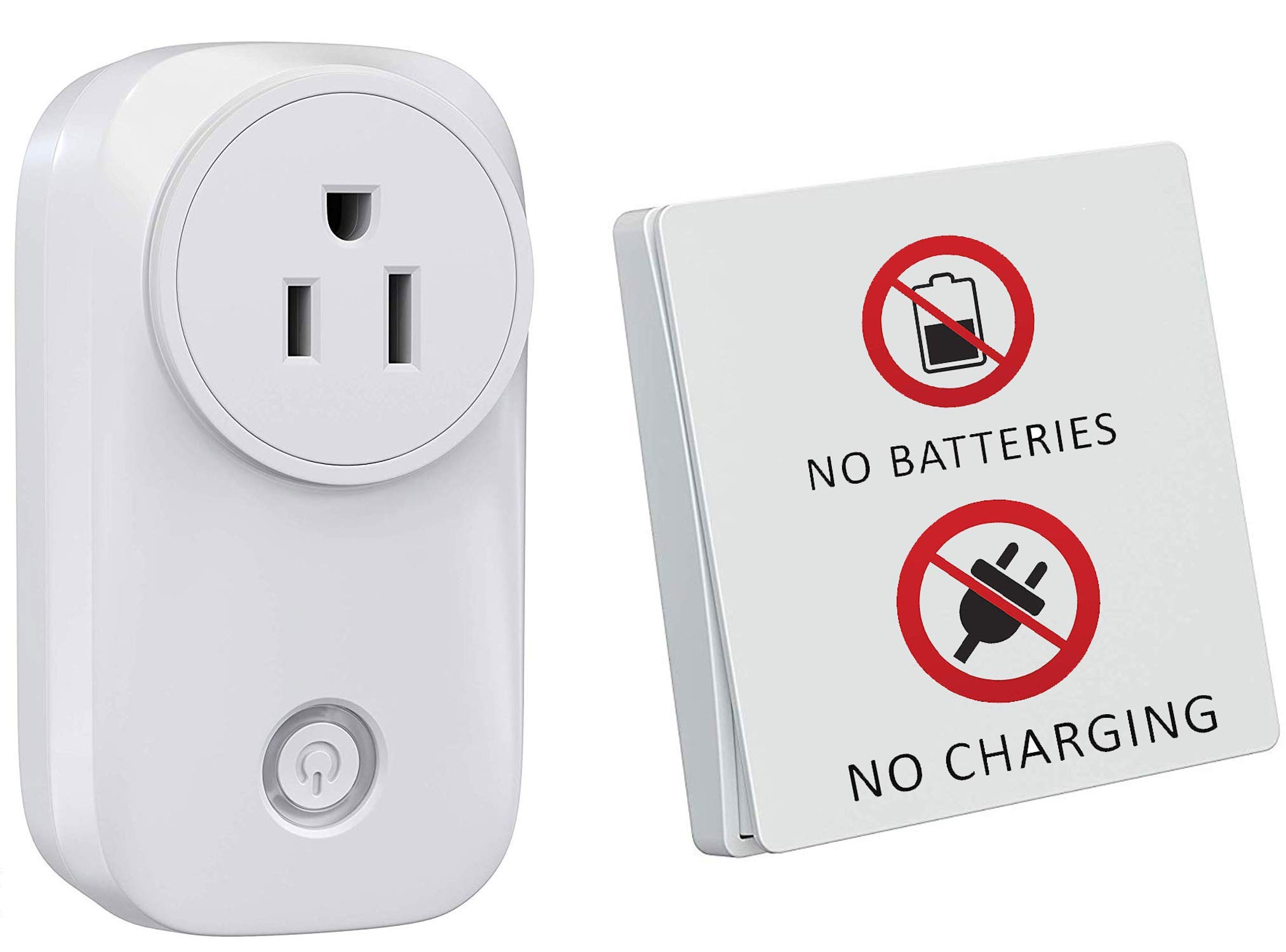 Photo 1 of Skywin Wireless Outlet and Battery Free Kinetic Light Switch - Stick on Wireless Light Switch for Lamps and Household appliances - Easy to Install and Completely Battery Free Switch and RF Outlet
