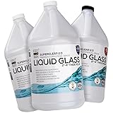 Deep Pour Epoxy Resin Liquid Glass 3 GL Kit, 2-4