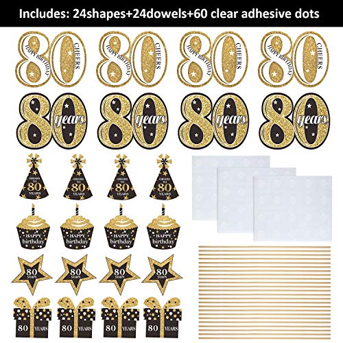 2 Birthday+Decoration+Toppers+Centerpiece+Supplies