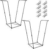 Metal Trash Bag Holder - Garbage Bag Holder Frame Holds 30-45 Gallon Bags-Multi-Use Outdoor Leaf Bag Stand for Yard Camping Garden Lawn Party Supplies (2 Pcs)