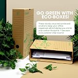 Exacompta Guildhall A4 Archiving Box – 10 Pack, Cardboard, FSC Eco view 4