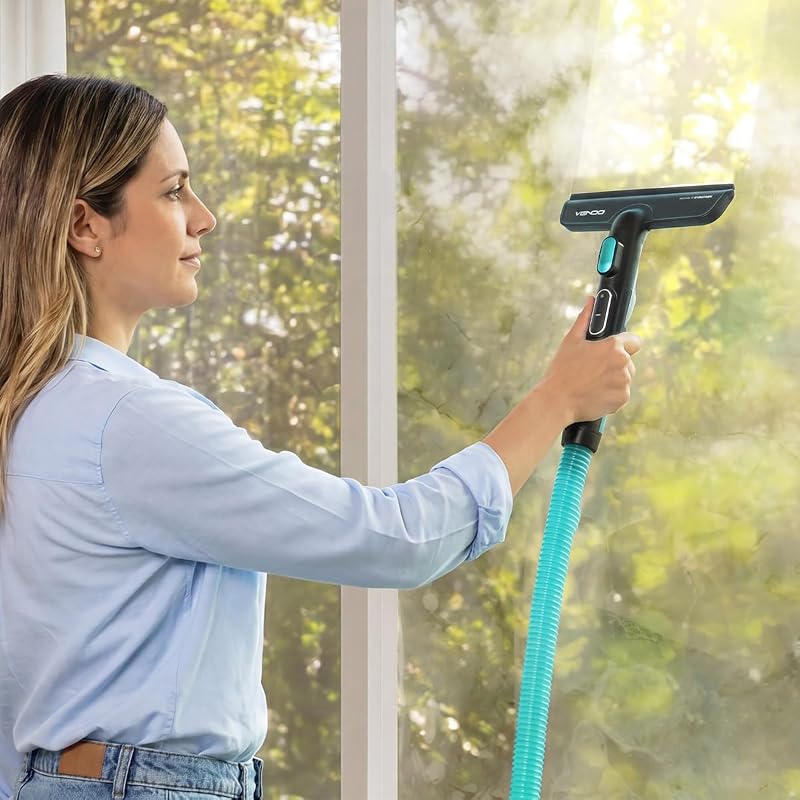 Polsterreiniger Conga 6000 Carpet&Spot Clean XXL Neo. 600 W Leistung, extrem starke 15 kPa Saugkraft, 1,3 L Frischwassertank, 7 m Aktionsradius, 3-in-1 Funktion, Fenster-Zubehör, 2 Düsen