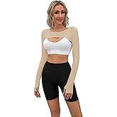 Hairwilly Cooling Shawl Arm Sleeve Sun Protection Women's tops for Golfing,Riding,Driving