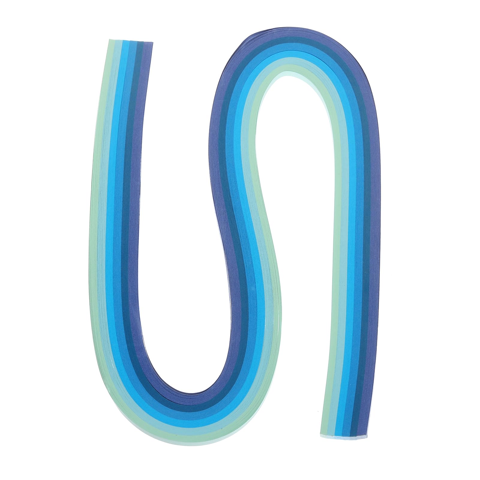 PATIKIL 120pcs Quilling Strips Paper 3/16"(5mm) 21" Origami Paper Quilling Strip for Art DIY Hand Craft Christmas, Blue