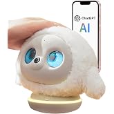 ropet KAMOMO AI Pet Interactive Companion Robot with ChatGPT, Emotional Support AI Gifts for Adults and Kids, Warm Lifelike Robotic Desktop Pets with AI Diary and Auto-Sketch