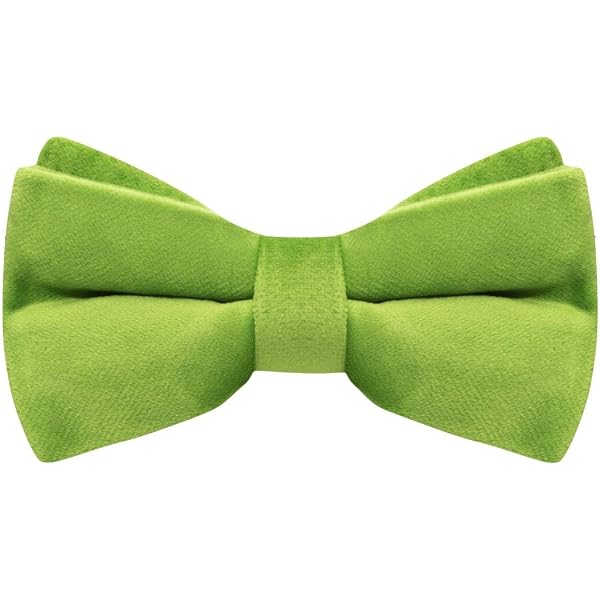 Emerald Green Satin Bow Tie – Ready-Tied Adjustable Neckband For St Patrick's Day, Weddings & Formal Events - View #7