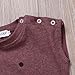Ma&Baby Infant Baby Girl Boys Bear Jumpsuit Animal Cotton Romper Toddler Clothes, 0-6 Months (Tag 70),Wine red)