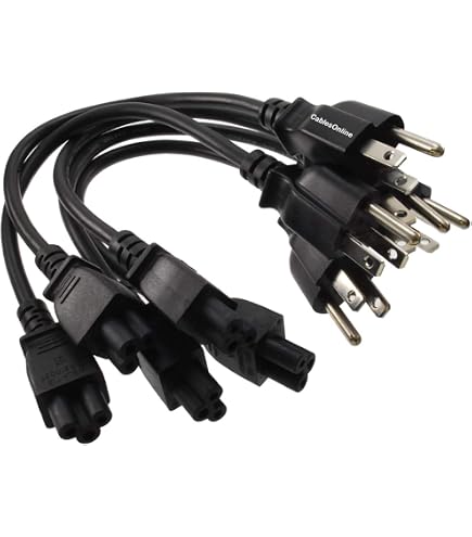 5 Cavi Alimentazione Computer 6ft 2 Poli Figura-8 – Non Polarizzati, CablesOnline - Foto 5