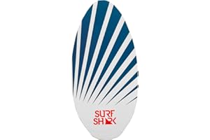 BEACHMALL 35 to 41 inch Deluxe Wood SkimBoards w/ EVA Traction Grip Pad for X-Grip | Wooden Skim Board for Kids Adults