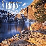 Idaho Wild & Scenic - 2017 - 7inch x 7inch US America State Hanging Mini Square Wall Photographic Na by
