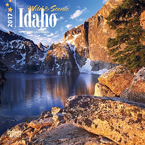 Idaho Wild & Scenic - 2017 - 7inch x 7inch US America State Hanging Mini Square Wall Photographic Na by