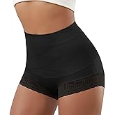 QUASTI Women Shapewear Tummy Control Underwear High Waisted Girdle Body Shaper Postpartum Stretch Full Coverage