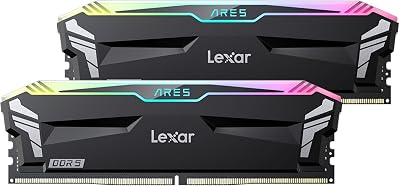Lexar ARES RGB DDR5 32GB Kit 6000MHz CL30-36-36-68 UDIMM PC Memory