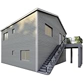 30'x30' Two-Story Duplex House Plans - 2 Units, 2 Bedrooms Each, Comprehensive Blueprints