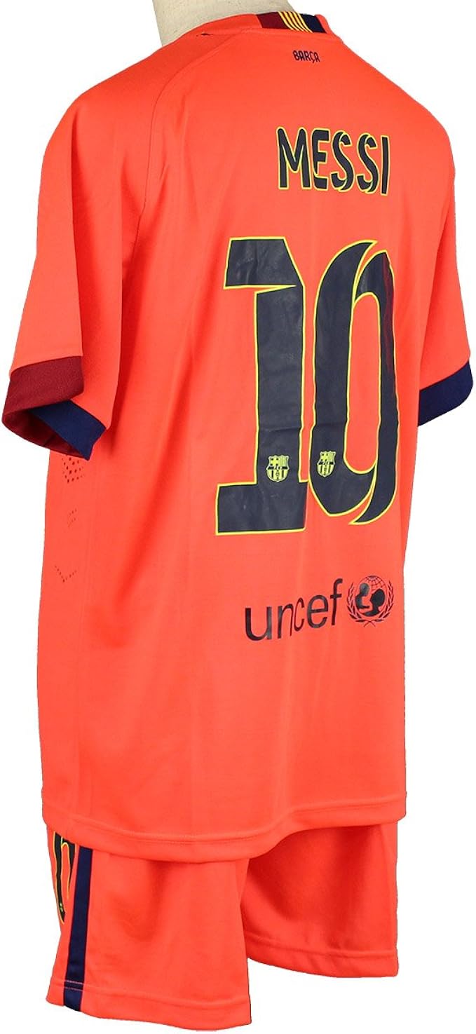 バルセロナ リオネル メッシ アウェイ 14 15 サッカーレプリカユニフォーム 大人用 サッカー フットサル レプリカユニフォーム 通販 Amazon
