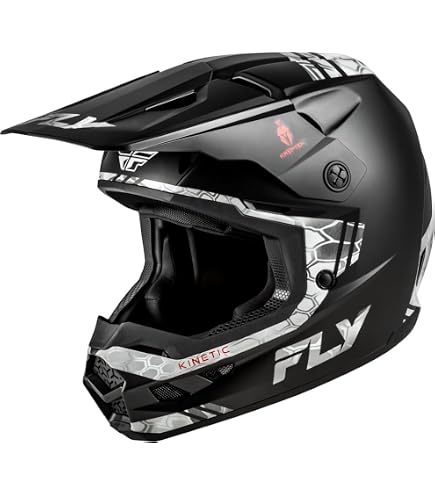 Amazon.com: Fly Racing Adult Formula CC Rockstar Helmet (Black/Red