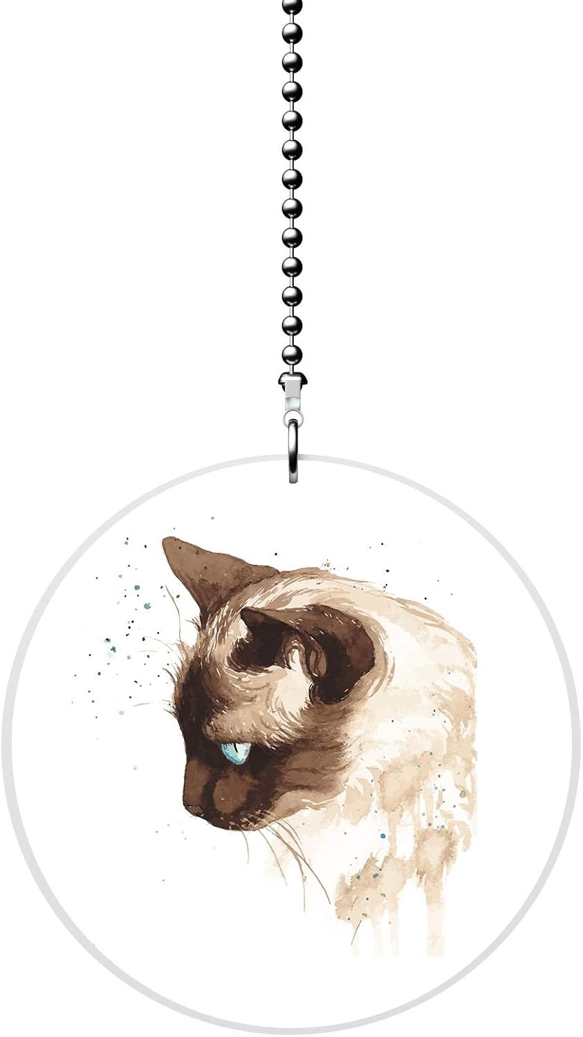 Siamese Cat Profile Fan Light Pull Amazon Com