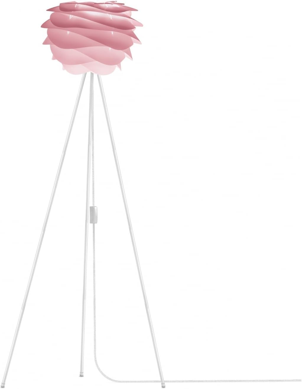 Vita Copenhagen Carmina Tripod Floor Lamp - Baby Rose Carmina Mini/White Tripod