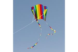 24.8x20.47in Long Rainbow Parafoil Kite Outdoor Exercise Toy Portable Entertainment Gift Game Kites