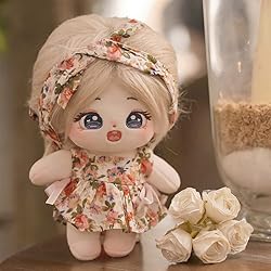 niannyyhouse 20cm Plush Doll Girl Humanoid Stuffed