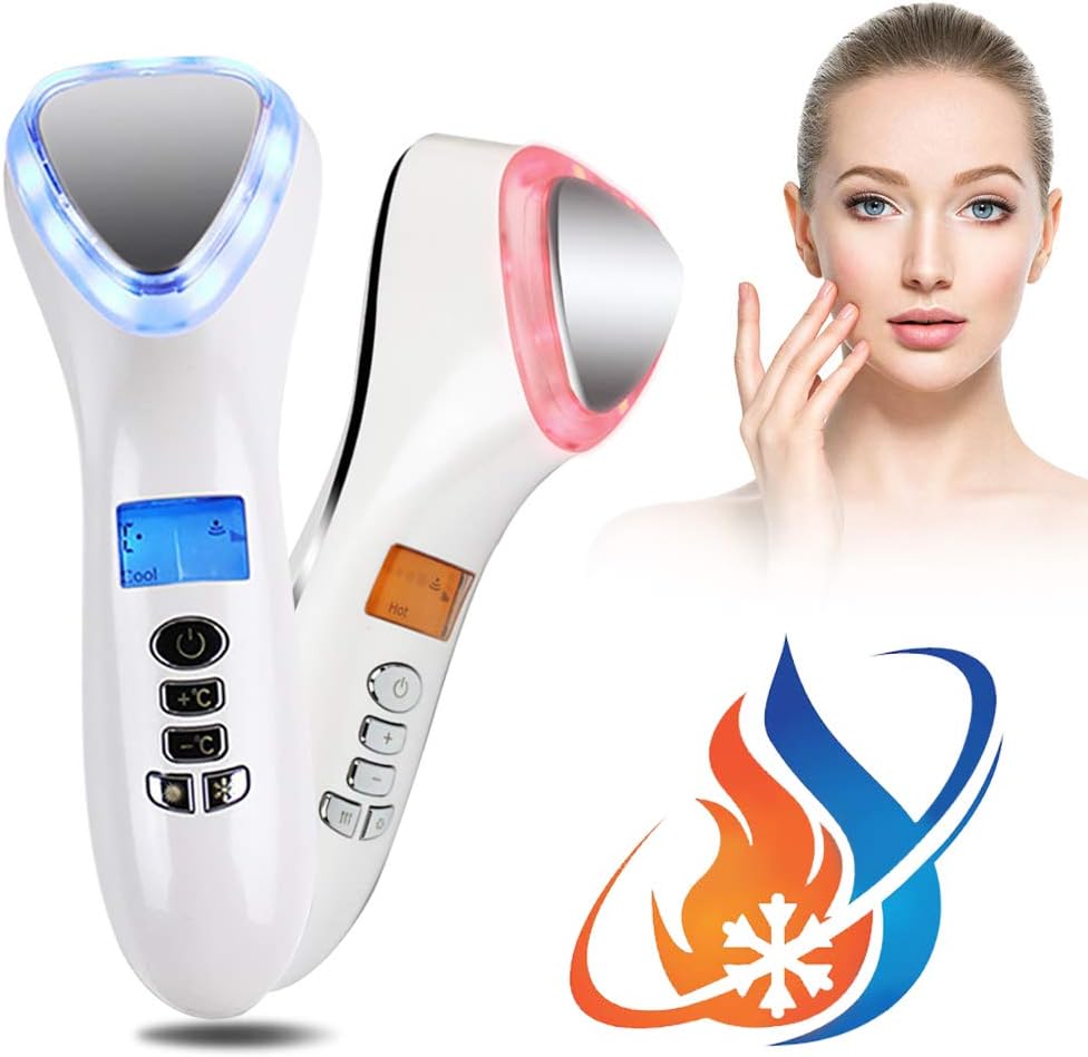 Skin Tightening Device, Light Treatment Machine Hot Cool Modes Skin