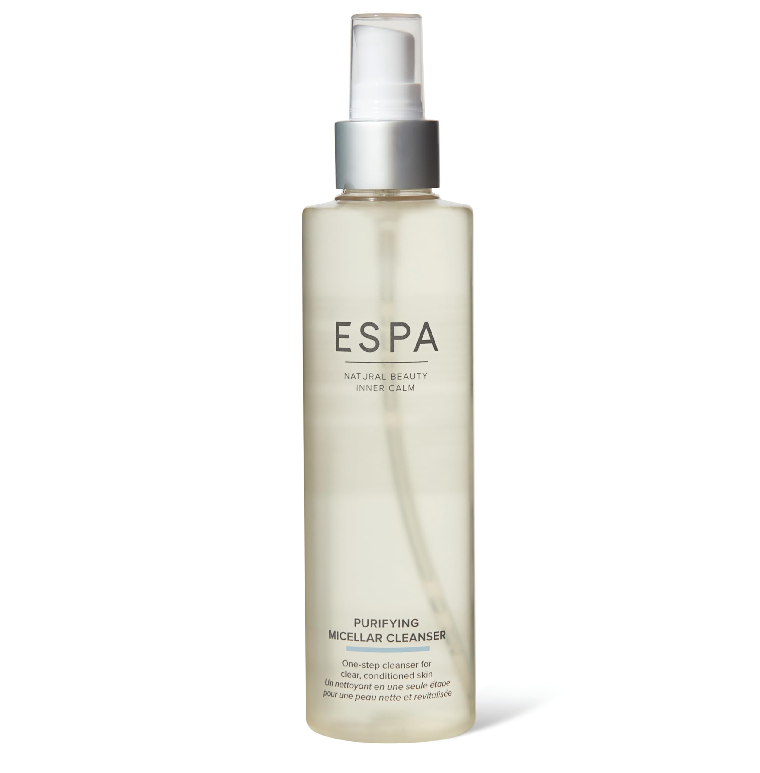 ESPA | Purifying Micellar Cleanser | 200ml | Purifies, Tones & Conditions | Non-rinse Cleanser to Remove Make-Up & Impurities | Hyaluronic Acid, Rose Water & Witch Hazel | For All Skin Types