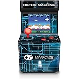 My Arcade Retro Machine Playable Mini Arcade: 200 Retro Style Games Built In, 5.75 Inch Tall, Powered by AA Batteries, 2.5 In