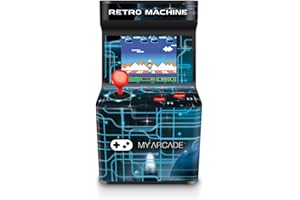 DREAMGEAR My Arcade Retro Machine Playable Mini Arcade: 200 Retro Style Games Built In, 5.75 Inch Tall, Powered by AA Batteries, 2.5 Inch Color Display, Speaker, Volume Control
