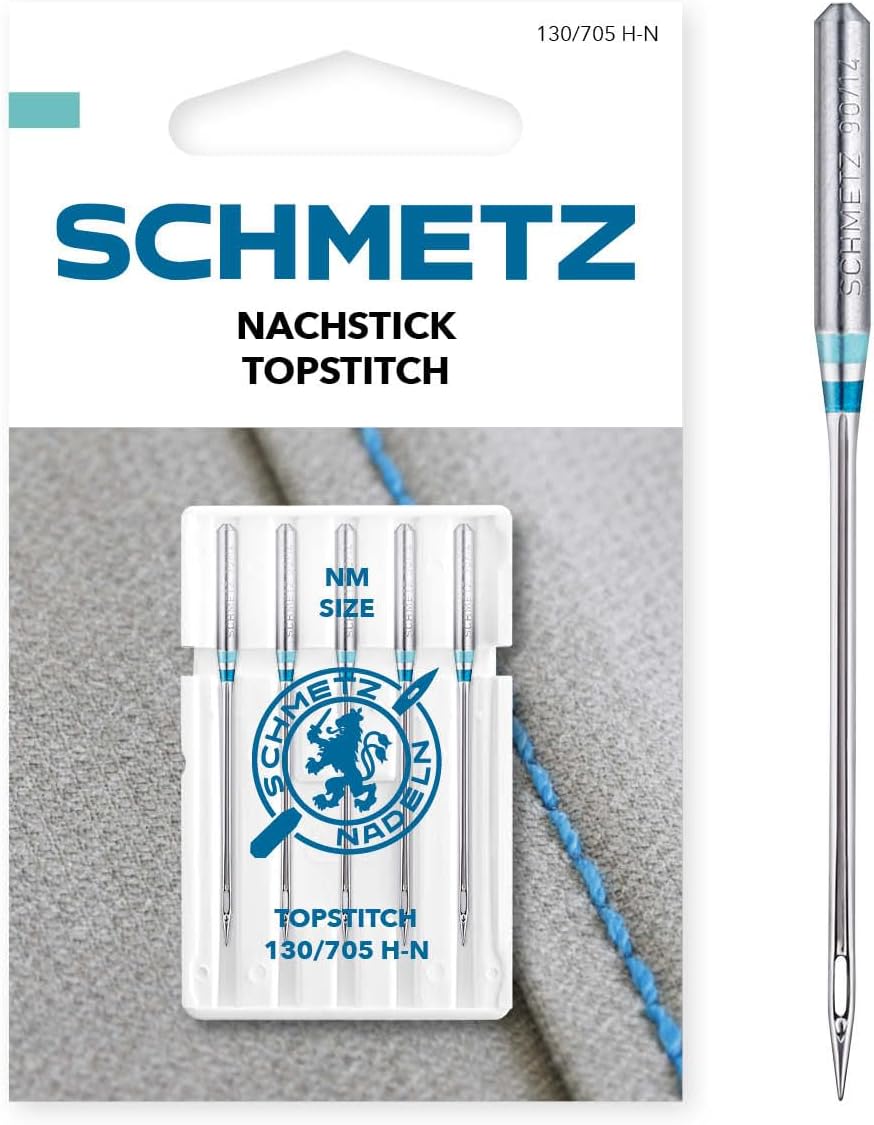 Schmetz Topstitch 90/14 Sewing Machine Needles 5 pack 130/705 H-N