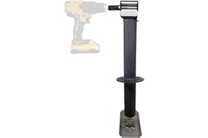 Trailer Valet TVJX5-C Drill Powered Trailer Jack - with Drill Adapter - Heavy Duty - Center Mounted - 5,000 lb Static Weight Capacity