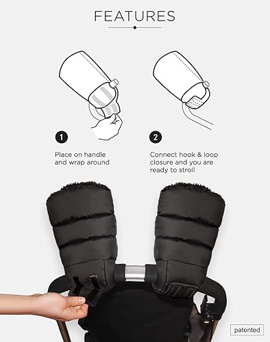 Uppababy Gloves 7AM Enfant Stroller Hand Warmer Muffs – Cozy AF