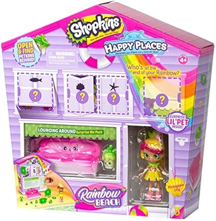shopkins happy places rainbow beach house playset
