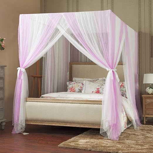 Amazon Com Mengersi Bed Canopy Curtain Mosquito Net 4 Corners