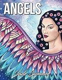 Angels: An Adult Coloring Book with Beautiful Women, Heavenly Scenes, and Patterns for Relaxation by Jade Summer