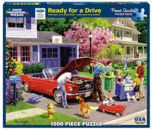 White Mountain Puzzles Ready for a Drive - 1000 Piece Jigsaw Puzzle