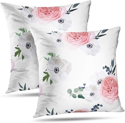 Amazon Com Darkchocl Set Of 2 Daily Decoration Throw Pillow