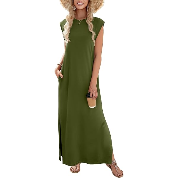knee length dresses for ladies African Maxi Dresses for Women - Sleeveless Turtleneck Dress main image 0