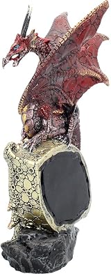 Nemesis Now Eye of the Dragon Red Figurine 21cm Resin Hand-Painted Light Up view 3