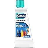 Carbona Stain Devils&reg; #3 | Ink, Marker &amp; Crayon | Professional Strength Laundry Stain Remover | Multi-Fabric Cleaner | Safe On Skin &amp; Washable Fabrics | 1.7 Fl Oz, 1 Pack