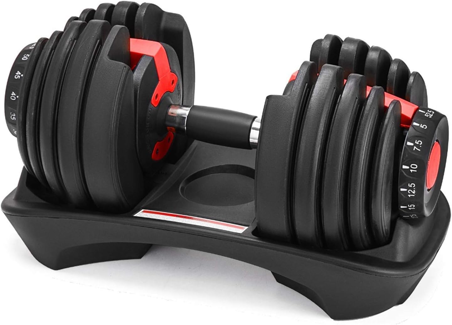 Vermo Adjustable Dumbbell Fitness Dial Dumbbell Home Fitness Products Dumbbell Men Gym Equipment Adjustable Dumbbell for Man and Woman(1 Pcs)