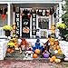 OurWarm Halloween Decorations Outdoor - Trick or Treat Door Set, Halloween Hanging Sign for Front Door or Indoor Home Décor