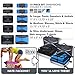 PRO Packing Cubes for Travel | 10 Piece Luggage Organizer Set | Premium Quality Travel Cubes for Packing Suitcase, Carry-on, Bags and Backpack - Graphite-Sky Blue