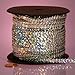 Silver Holographic Faceted Sequins, 6mm X 80Yd