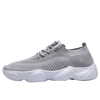 BHYDRY Mens Fashion Flats Atmungsaktive Sportschuhe Leichte Walking Laufschuhe