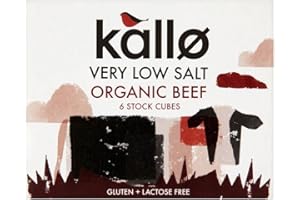 Kallo Organic Very Low Salt Beef Stock Cubes (6x10g)