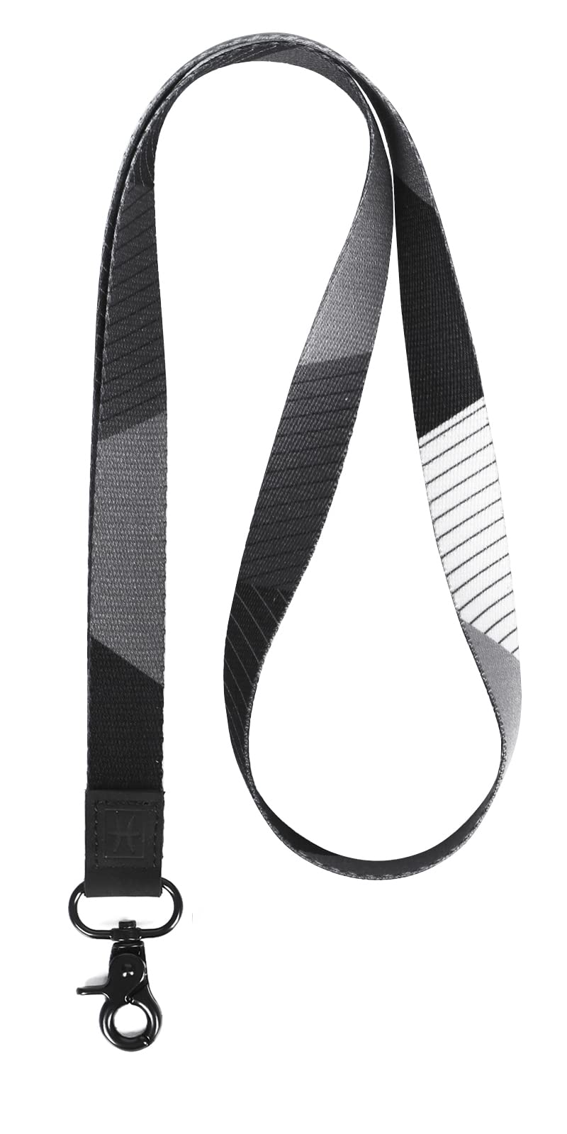 HEZEN Cool Lanyards,Neck Strap Key Chain Holder, Neck Lanyards for Keys,Wallets and ID Badge Holders (Stripe Black) — image 1