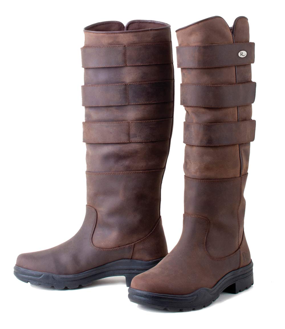 Rhinegold Women's Rhinegold Elite Colorado Country Boots, Brown, Size 3 EU36 UK
