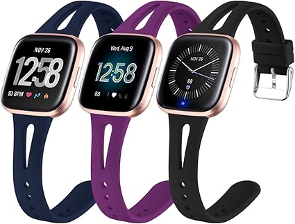 navy fitbit versa band