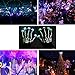 Skeleton Led Gloves, DUZCLI Flashing Finger Light Up Gloves - Kids and Adult Size with Extra Batteries - for Rave, Halloween, Party Light show, Concerts, Disco, Party ,Skeleton,L(Adult-Over 10 Year old)